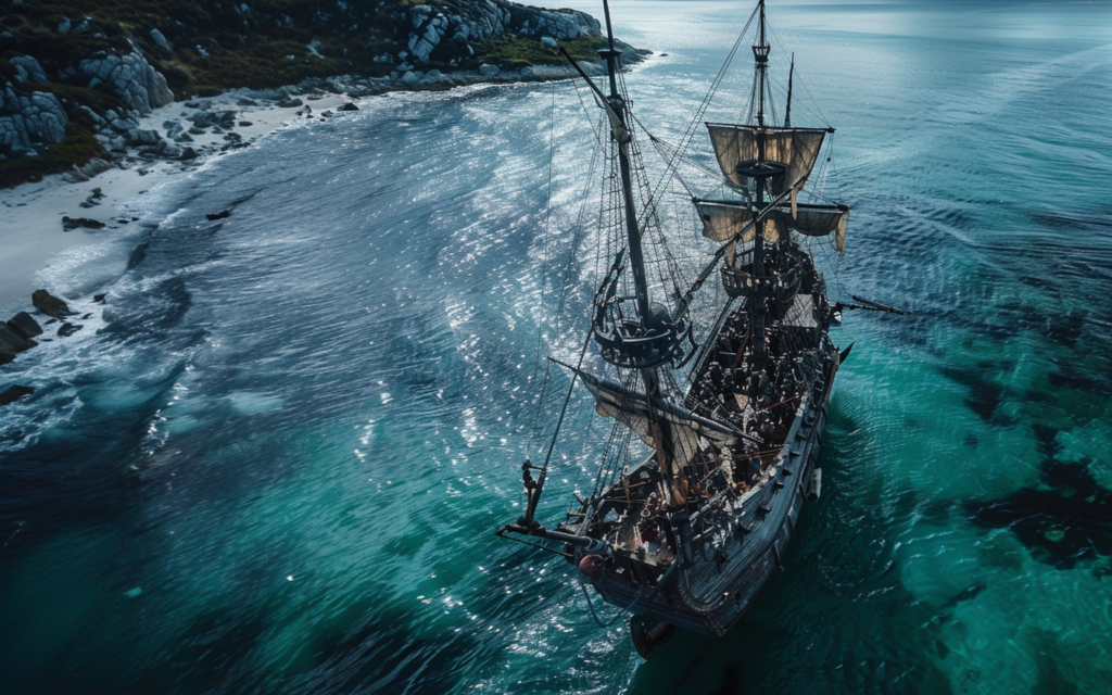 foto_panoramica_con_ligera_elevacion_de_un_barco_pirata_en_la_isl_de_Ons